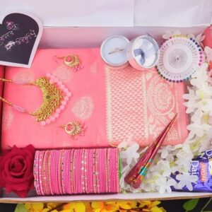 Misti Katan Shari Combo – মিষ্টি কাতান শাড়ি